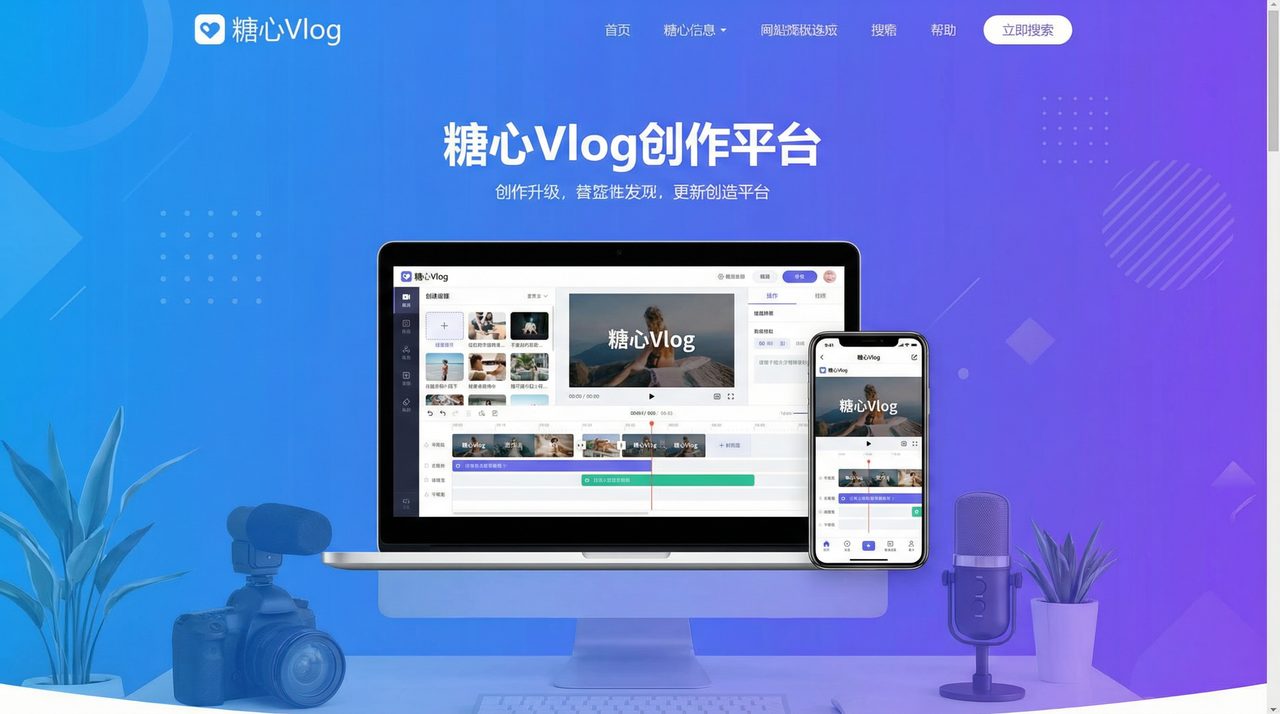 糖心Vlog视频创作工具平台